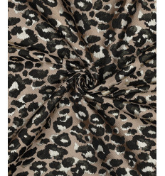 Tissu jacquard bio "Leaf" - Mind The Maker