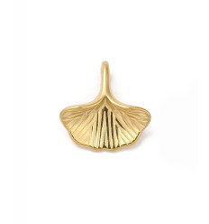 Pendentif feuille de ginko plate