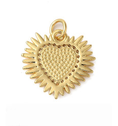 Pendentif oeil articulé + zircon vert