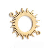 Pendentif pastille inoxydable poinçonnée