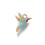 Pendentif colibri émaillé