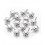 Pendentif oeil articulé + zircon vert