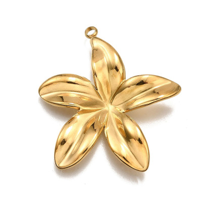 Pendentif oeil articulé + zircon vert