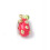 Pendentif oeil articulé + zircon vert