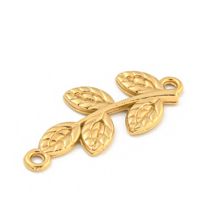 Pendentif oeil articulé + zircon vert