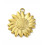Pendentif oeil articulé + zircon vert