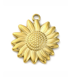 Pendentif fleur tournesol
