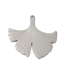 Pendentif feuille de ginko plate