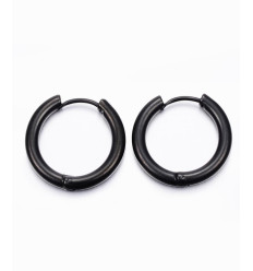 Créole inoxydable épaisse 30mm (2pcs)
