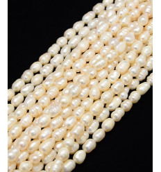 2mm - Chapelet perles de culture naturelles