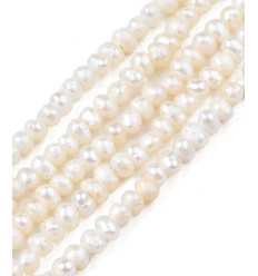 2mm - Chapelet perles de culture naturelles