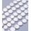 10x10mm - perles de culture naturelles plates et rondes - Chapelet