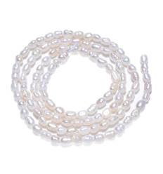2mm - Chapelet perles de culture naturelles