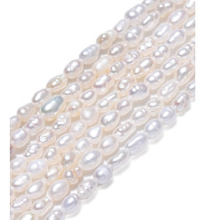 2mm - Chapelet perles de culture naturelles