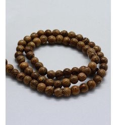 Chapelet de perles en bois de santal 6mm