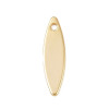 Pendentif pastille inoxydable poinçonnée