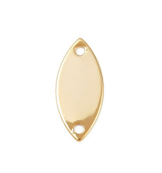 Pendentif pastille inoxydable poinçonnée
