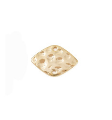 Pendentif pastille inoxydable poinçonnée
