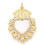 Pendentif coeur + nacre