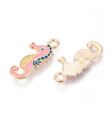 Pendentif hippocampe rose