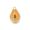 Pendentif oeil articulé + zircon vert