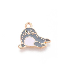 Pendentif oeil articulé + zircon vert