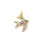 Pendentif oiseau + zirconium