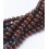 4mm - obsidienne acajou - Chapelet pierre
