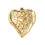 Pendentif coeur irrégulier
