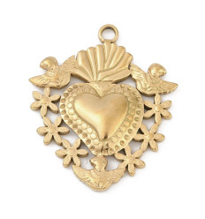 Pendentif coeur ex-voto