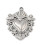 Pendentif coeur ex-voto
