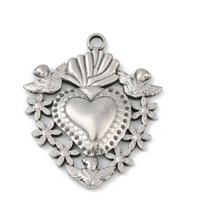 Pendentif coeur ex-voto