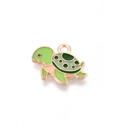 Pendentif tortue verte