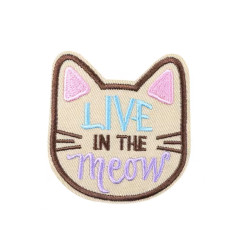 Ecusson Live In The Meow