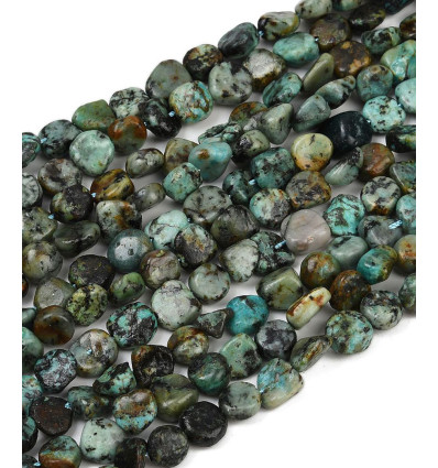 Chapelet pierre - jade teinté 4mm