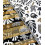 Tissu jacquard bio "Leaf" - Mind The Maker