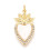 Pendentif coeur + nacre