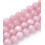 8mm - quartz rose Grade AA - Chapelet pierre