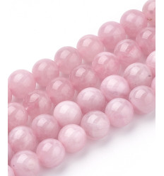 8mm - Chapelet pierre - quartz rose