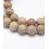 8mm - corail fossilisé - Chapelet pierre