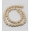 8mm - corail fossilisé blanc - Chapelet pierre