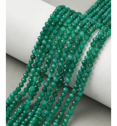 3mm - Onyx vert - Chapelet pierre
