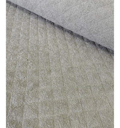 Tissu jacquard bio "Leaf" - Mind The Maker