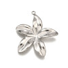 Pendentif oeil articulé + zircon vert