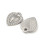 Pendentif médaille coeur acier inox
