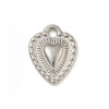 Pendentif oeil articulé + zircon vert
