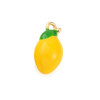 Pendentif oeil articulé + zircon vert