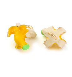 Pendentif banane émaillée