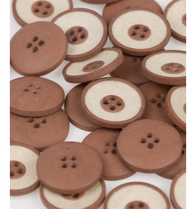 15mm - Bouton bicolore