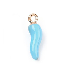 Pendentif pastille inoxydable poinçonnée